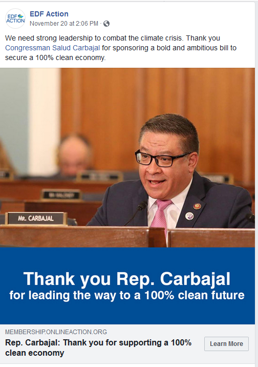 Thank You, Rep. Carbajal