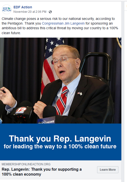 Thank You, Rep. Langevin