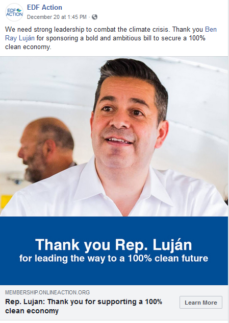 Thank You, Rep. Lujan