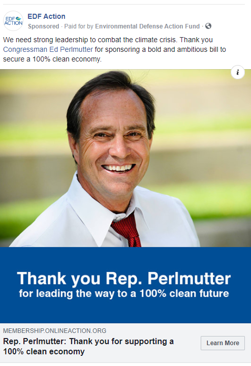 Thank You, Rep. Perlmutter