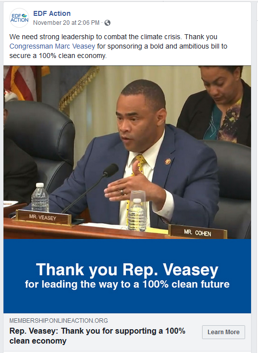 Thank You, Rep. Veasey