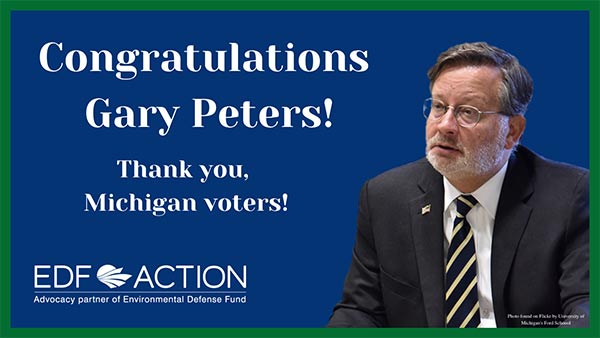 Congrats Gary Peters