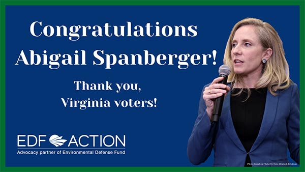 Congrats Abigail Spanberger