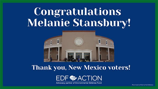 Congrats Melanie Stansbury
