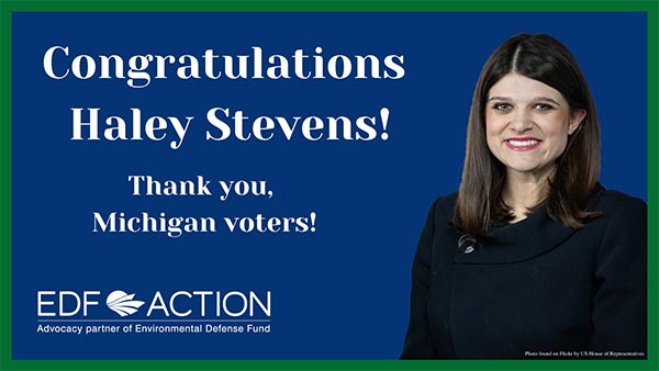 Congrats Haley Stevens