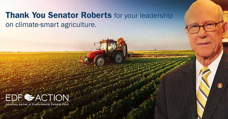 Thank You, Senator Roberts