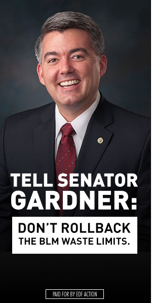 Senator Gardner don't roll back