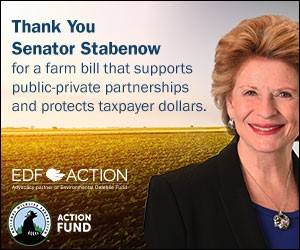 Thank You, Sen. Stabenow Farm bill 