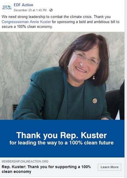 Thank You, Rep. Kuster