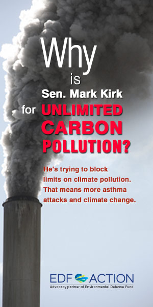 Sen. Kirk supports pollution