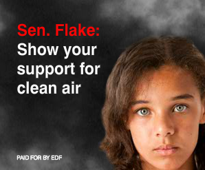 Sen. Flake, support clean air 