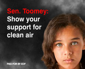 Sen. Toomey, support clean air