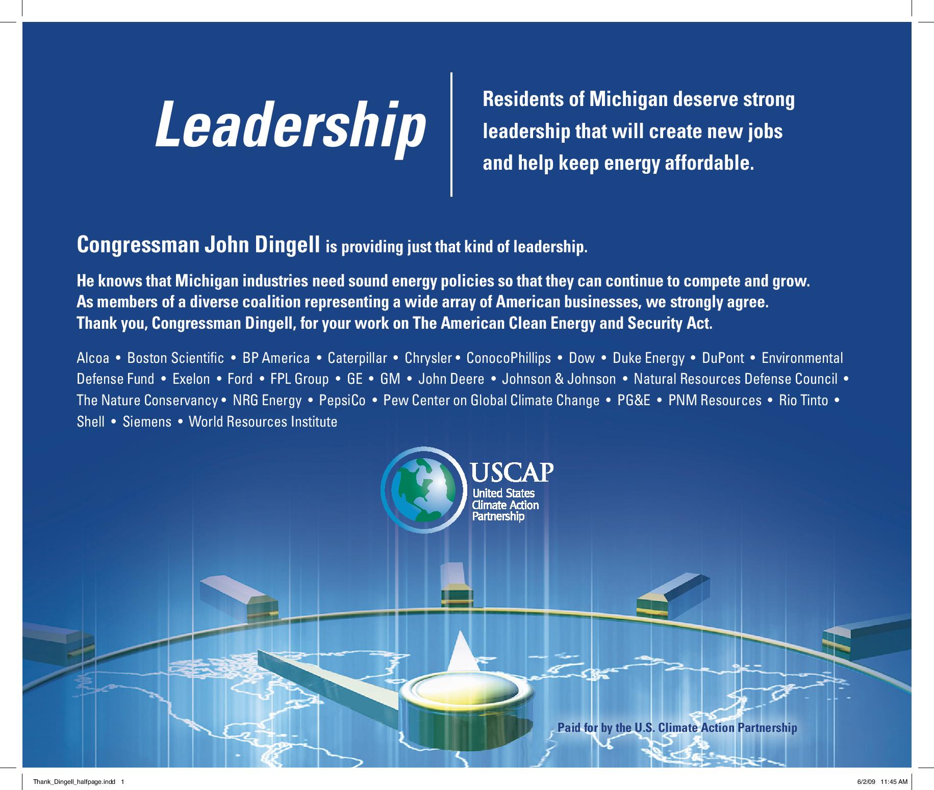 Leadership: Congressman John Dingell