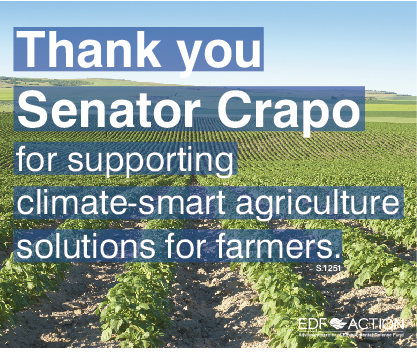 Thank you Senator Crapo