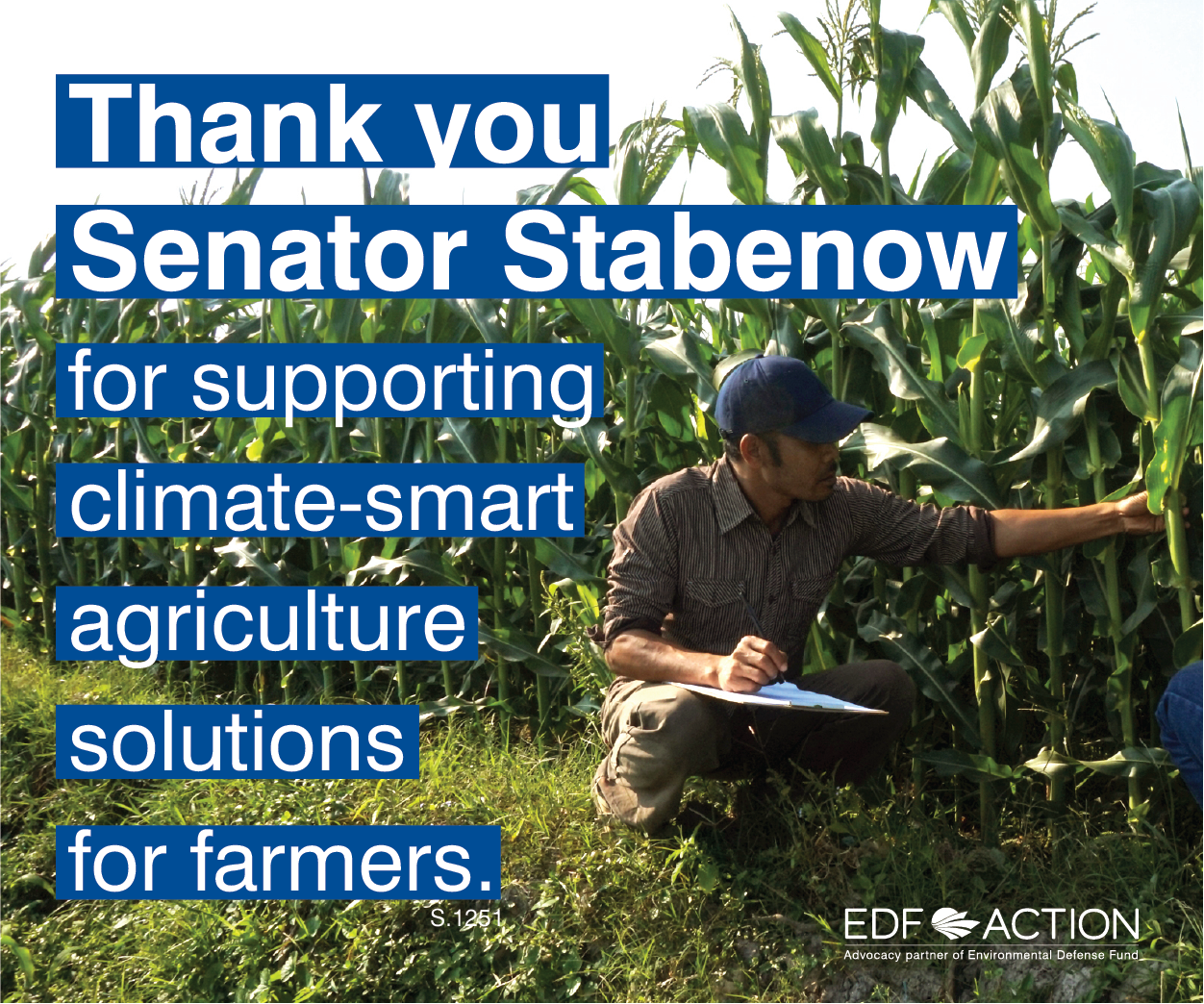Thank you Senator Stabenow