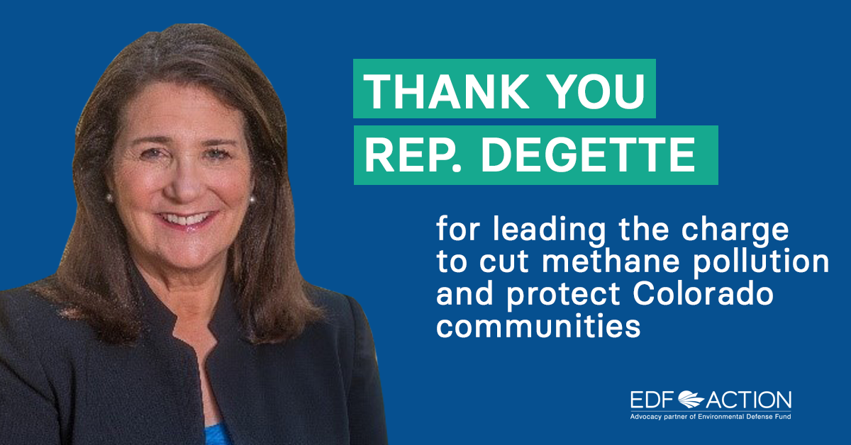 Thank you Rep. DeGette