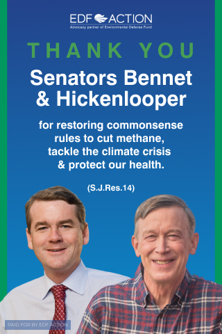 Thank you Sens. Hickenlooper and Bennet