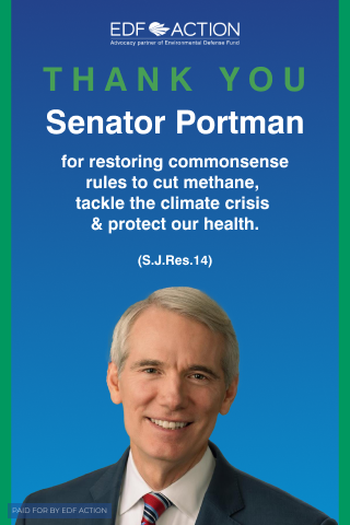 Thank you Senator Portman