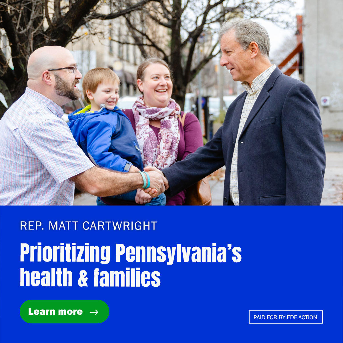 Rep. Cartwright Prioritizing Pennsylvania's Health &amp; Families