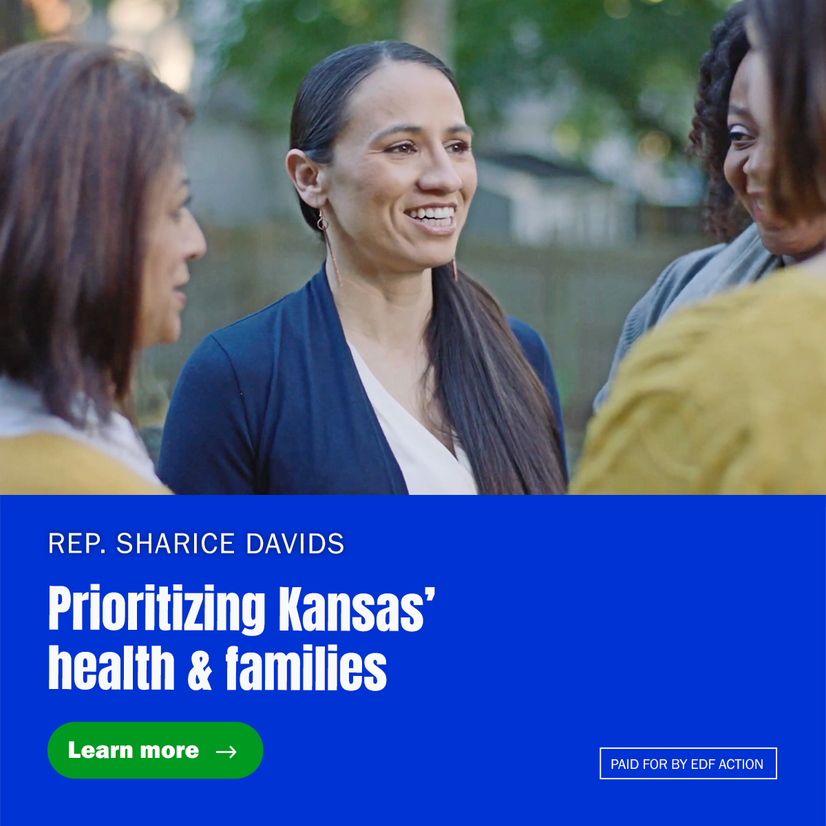 Rep. Davids Prioritizing Kansas' Health & Families
