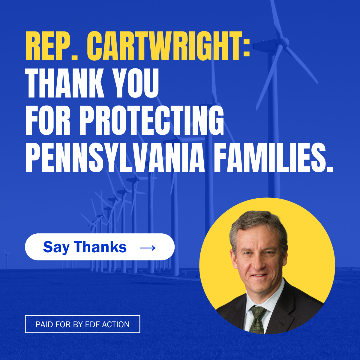 Thank You Rep. Cartwright