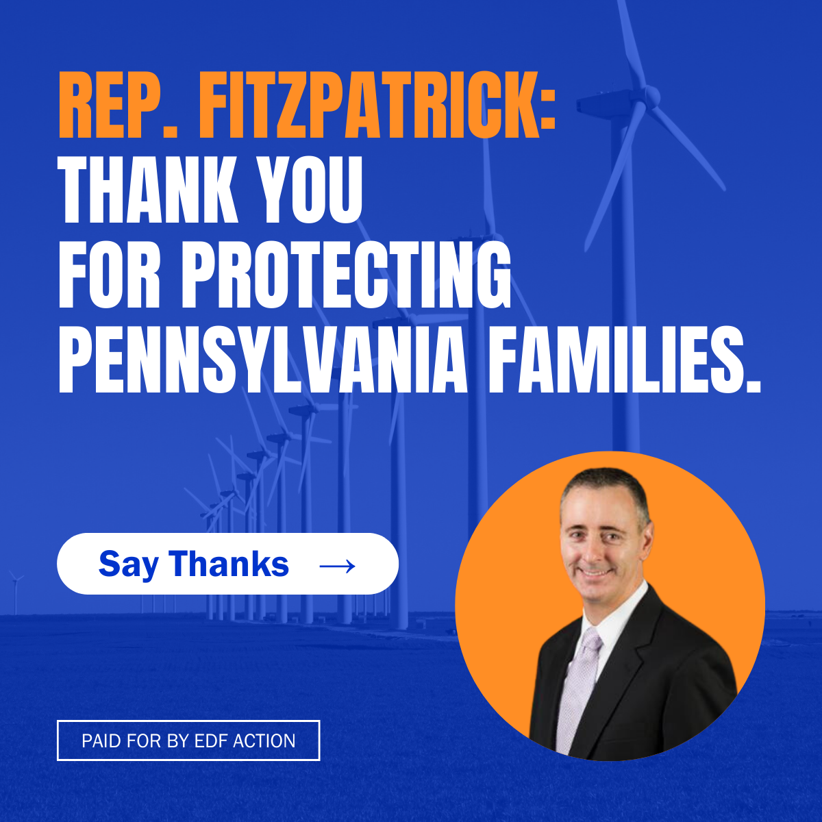 Thank You Rep. Fitzpatrick